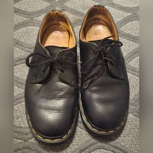 5 W Vintage Doc Martens England Original 1461 Classic Oxford Black 3 Eye 1990
